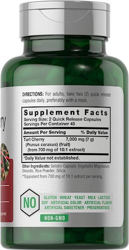 Tart Cherry Extract 7000mg | 90 Capsules  by Horbaach