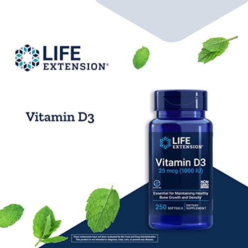 Life Extension Vitamin D3 25 mcg (1000 IU)