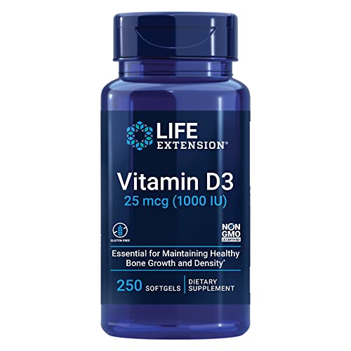 Life Extension Vitamin D3 25 mcg (1000 IU)