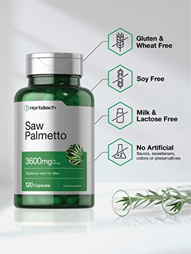 Saw Palmetto Extract | 120 Capsules by Horbaach