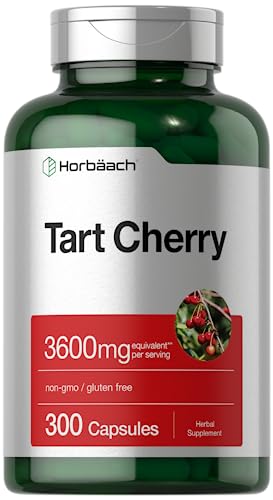 Tart Cherry Extract 3600mg | 300 Capsules  by Horbaach