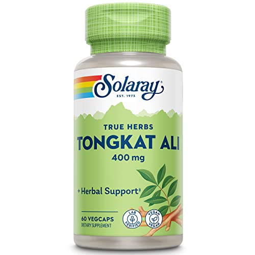 SOLARAY Tongkat Ali 400 mg, Vegan, Longjack Tongkat Ali for Men, 60 VegCaps