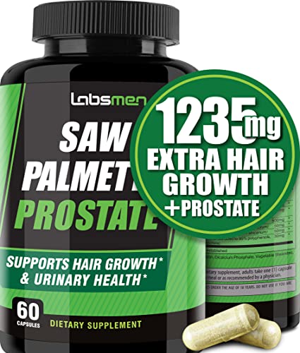 Saw Palmetto Healthy Prostate Supplement for Men 1235mg