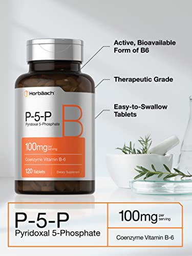 P5P Activated Vitamin B6 100mg | 120 Tablets by Horbaach