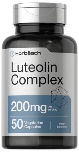 Luteolin Complex with Rutin | 50 Capsules | Vegetarian, Non-GMO & Gluten Free Flavonoid Formula | by Horbaach