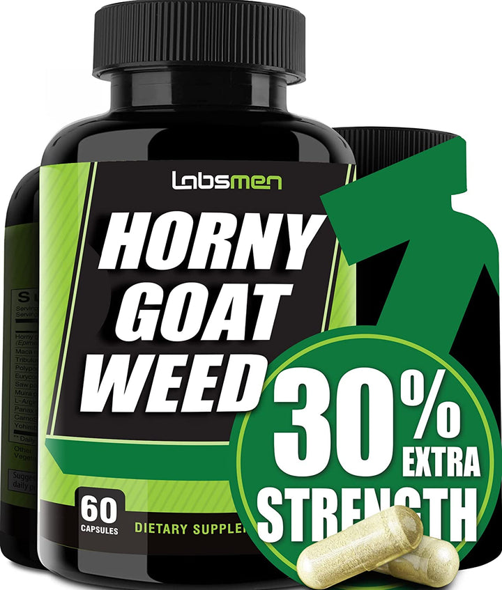 Horny Goat Weed for Men Supports Natural Drive 2100mg